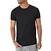 Hanes Mens Cotton, Moisture-wicking Crew Tee Undershirts, Multi-packs, Black/Grey/Blue Assorted - 6 Pack, 3X-Large US