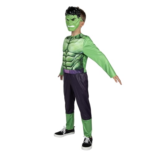 Disfraz oficial de Hulk para niños miniatura 6