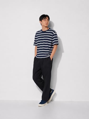Image of Alan Jones Clothing Mens Washed Jersey Cotton Ankle Pants | Soft Stretch Jersey Cotton | Elastic Waist with Drawstring