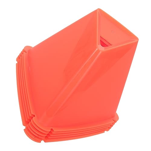 Sosoport 6 Piezas Conos de Entrenamiento para el Deporte fútbol Americano fútbol de Conos Planos capacitación Conos para el Día del Deporte Conos de Entrenamiento de Futbol Educación física