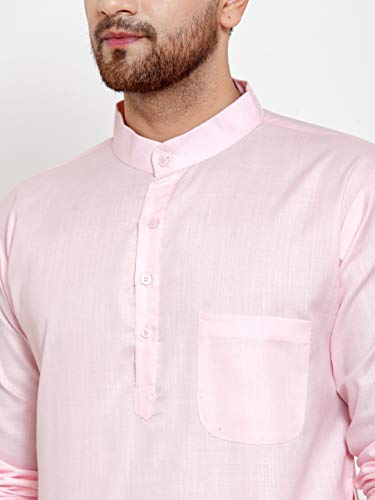 Image of B BEN Men Self Design Cotton Blend Kurta