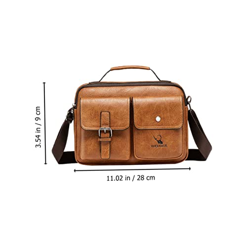 Bolsa De Ombro Transversal Masculina Bolsa Transversal Couro Bolsa De Ombro Masculina Vintage Bolsa
