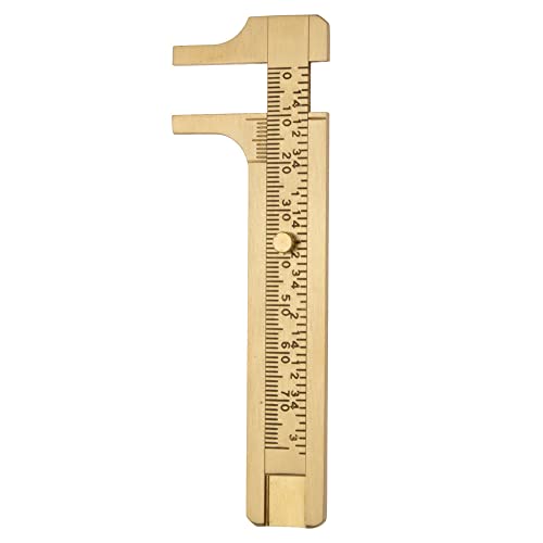 Calibrador de latón Beadaholique con regla en mm y pulgadas miniatura 2