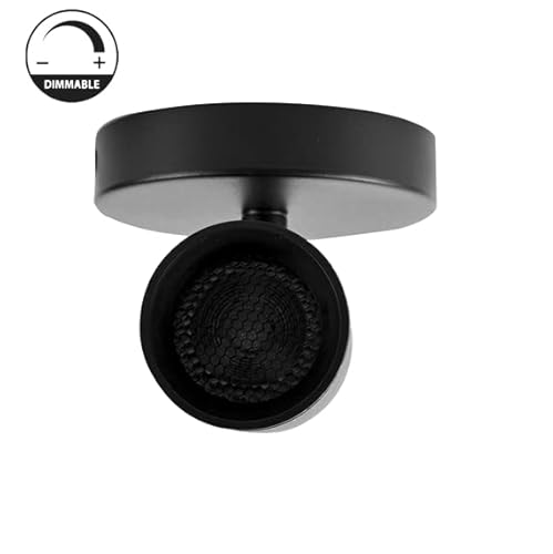 King Sha 2-Pack Dimmable Track Lighting Fixtures Ceiling(50W Equivalent) - 3000K Cri90, Adjustable Tilt, For Kitchen,Hallway,Laundry, Foyer,Living Room #TOP5