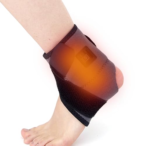 Chaussettes électriques chauffantes et vibrantes avec support pied