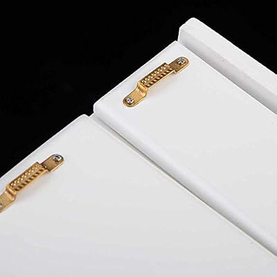 Generous White Mini Refrigerator Excellent Appearance Simulation for Kitchen Accessory Photography Props, EcoFriendly Wood Material