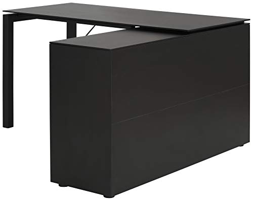 Maja Möbel Computertisch Tony Riviera | Schwarz | 140 x 73,5 x 130 cm - 4000329021096 Maja Möbel Computertisch Tony Riviera | Schwarz | 140 x 73,5 x 130 cm