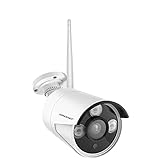 SMONET H.264 PRO 1080P Outdoor Indoor Security Camera with 4mm Lens High Resolution IR Cut 65Ft Night Vision,3pcs Array LED Light and Bracket, No Power Adapter