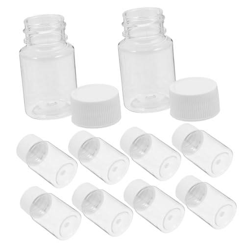 DECHOUS Seal Liquid Sampling Bottles Plastic Bottles for Lab Home Travel Wide Mouth Design for Easy Filling Dispensing