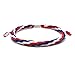 LAMIBEE Country Pride, Country Flag Code Bracelet, Protection and Lucky Sufer String Bracelet, Tibetan Wrist Wrap Bracelet, Boho Style Rope Bracelet for Women, Men, String Thread Bracelets, crystal