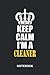 Produktbild Keep Calm I'm a Cleaner Notebook: 6x9 inches - 110 dotgrid pages  Greatest Passionate working Job Journal  Gift, Present Idea