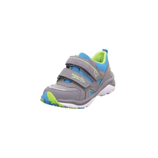 Superfit Jungen SPORT5 Sneaker, Grau (Hellgrau/Blau 25), 21 EU
