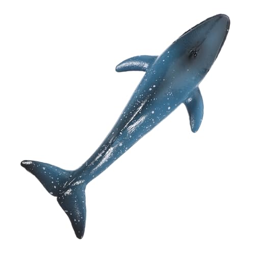 Milisten Juguete Modelo de Ballena Azul Suave Ballena Azul de Juguete estatuillas de Ballenas Juguetes de Ballena estatuillas de Animales Marinos estatuillas de mar el plastico