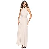 vestido largo fiesta halter 【Descripción del tamaño】: No utilice la tabla de tallas de AMAZON. Elíjalo de nuestra tabla de tallas que se encuentra en las imágenes del producto.Si su tamaño real está entre dos tamaños, le recomendamos que elija el tamaño grande.