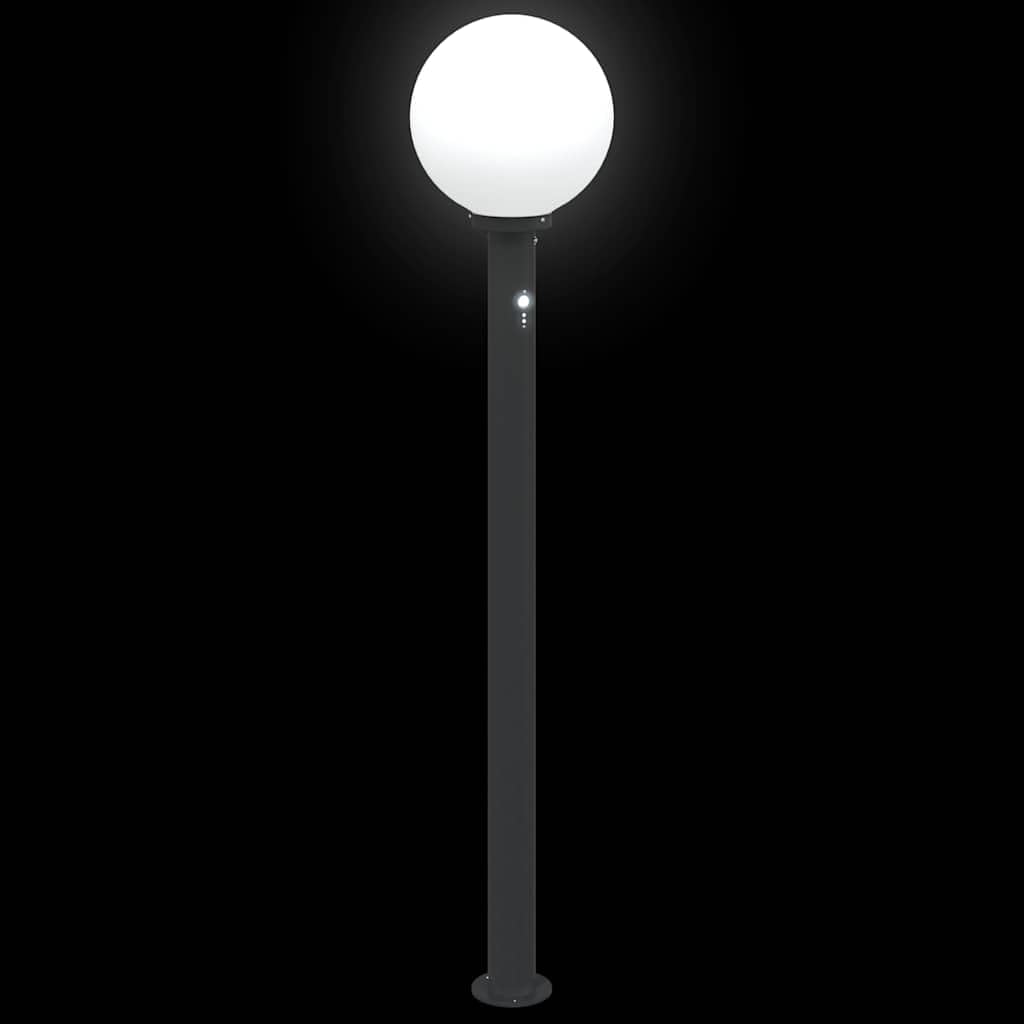 Lampa błyskowa 120 cm z czujnikiem PIR, czarny, IP44