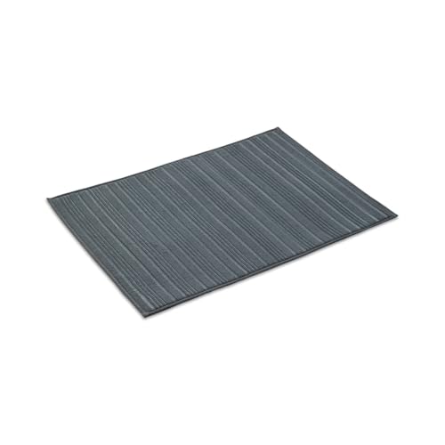 Tapis de séchage pour comptoir de cuisine KitchenAid réutilisable et lavable gris