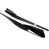SKYYO Front Bumper Molding 2Pcs Matte Black Compatible with For Kia Optima 2014 2015 Left Driver & Right Passenger Side 865680C500 / 865690C500