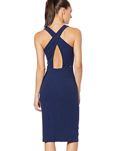 Sommer Vestido Slim Feminino, P, Azul