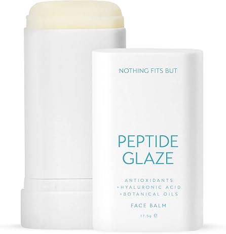 NOTHING FITS BUTPeptide Glaze Soothing Multi Face Balm Stick with Botanical Oils, Hyaluronic Acid and Antioxidants (17.5 g)