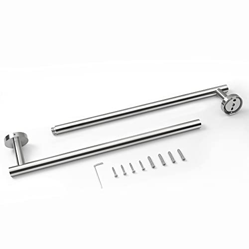 Hitslam Chrome 31.6 Inch Towel Bar For Bathroom, Sus304 Stainless Steel Bathroom Towel Rack Wall Mounted thumb #1