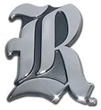Rice University R NCAA College Chrome Plated Premium Metal Car Truck Motorcycle Emblem