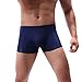 unilarinna Herren Höschen Lässig Lose Retroshorts Hodenschutz Männer Nachtwäsche Leichter Unterhosen Atmungsaktive Panty Weiche Männertanga Slip Basic Briefs Mode Schlüpfer Plus Size Elegant Dessous