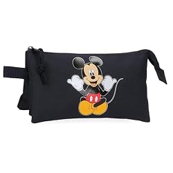 Disney Mickey Cheerful Equipaje- Bolsa de Mensajero, Unisex niños, Cheerlful, Talla única