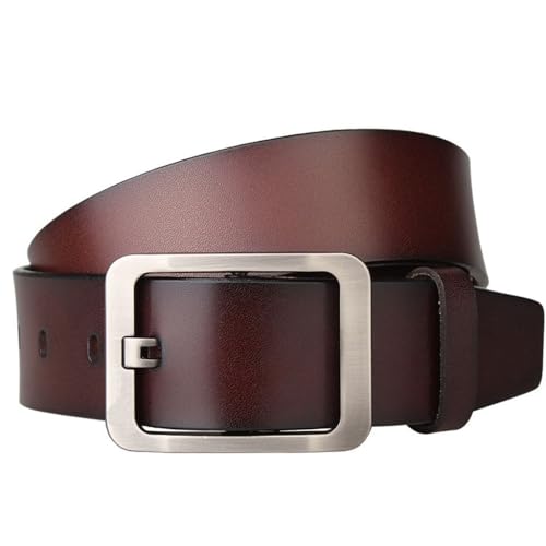 Retro Formal Men's Wide Belt, Large Size, Long Pure Cowhide Casual, Suitable for Casual Business Gifts