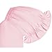 COOUFE Women's Crop Tops Ruffle Short Sleeve Tie Back Summer Off Shoulder Top Blouse Baby Pink XS