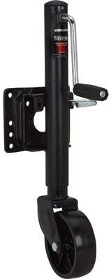 Ironton Bolt-On Side-Wind Marine Swivel Jack - 1000-Lb. Capacity, Black Finish