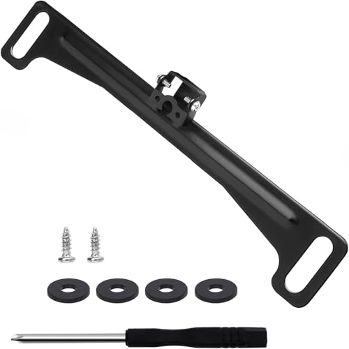 Universal Rear View Camera License Plate Bracket, Upgraded Anti-Rust Paint Full Stainless Steel Backup Camera License Plate Mount for Car Rear View Camera, No-Drill & Adjustable for Easy Installation