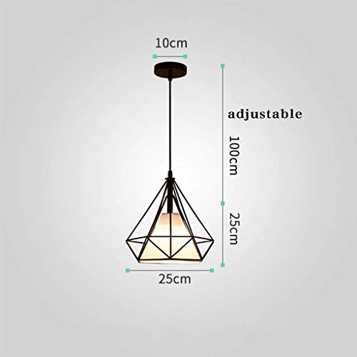 Lustre de style industriel nostalgique pour restaurant et salon chaleureux