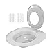 Cat Toilet Training, Indoor Toilet Seat, Lavatory Kit with Suction Cup Base, Litter Tray with No Drilling Design, Pet Supplies, Cat Lavatory Kit for Home Apartment Kitten Training Easy Clean