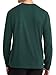 Reebok Men’s Volt Long Sleeve Crewneck T-Shirt, Standard Fit, Lightweight Cotton-Poly Jersey Fabric, Pine Grove, Medium