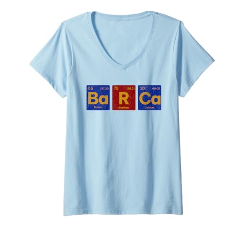 Mujer Sistema Periódico Chemie catalonia Camiseta Cuello V