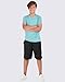 Real Essentials 5 Pack: Youth Dry-Fit Wicking Active Athletic Performance Short Sleeve T-Shirt Boys & Girls Shirts-Set 13,Large (12-14)