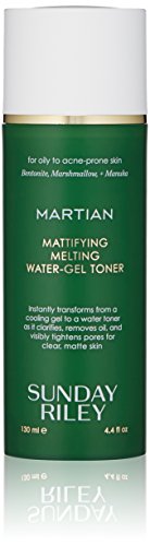 Sunday Riley Martian Mattifying Melting Water-Gel Toner, 4.4 Fl Oz