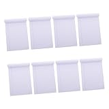 Homoyoyo 8 Piezas Legal Notepads Blanco Papel Grueso Rayado para Abogados Oficina Escuela Portátil Fácil de Rasgar