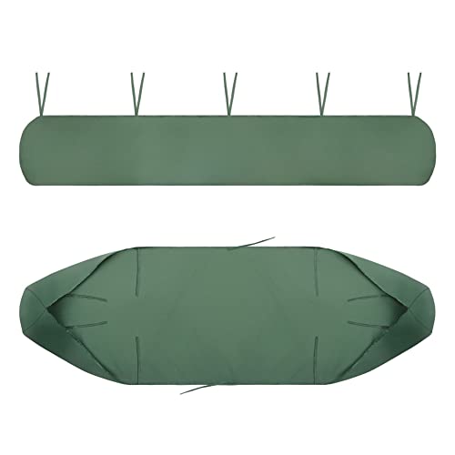 Auvent de Jardin, Housse Store Banne d'extérieur 420D Oxford Bâche 2M-8M étanche abri Solaire Anti-poussière UV Contre la Neige et la Pluie Hiver Protection, Canopy Shelter Terrasse Cour (Vert, 3M)