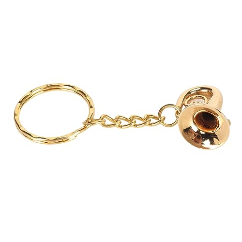 Brass Tuba Key Chain, Musical Instrument Keychain, Musical Instrument Wire Art Handmade Keychain, Brass Hanging Ornament