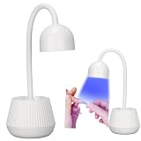 Mini Lámpara de Uñas 24W, Mini Secador de Uñas Portátil LED UV Secador de Uñas Lámpara de Uñas de Secado Rápido con Temporizador Esmalte de Uñas Lámpara UV para Uñas de Gel Esmalte de Uñas en Gel