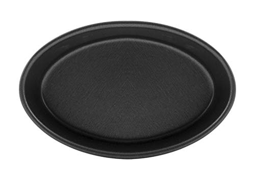 Vespa Vesp a Stag Baking Mould 6 Oval Tin Shapes, Non-Stick Aluminium, Black, Oval Shape C/Edge 6pcs 10x6xh2.3cm, Steel - Image 2