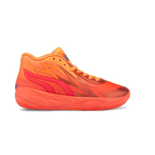PUMA Kids Boys Mb.02 Basketball Sneakers Shoes - Orange - Size 7 M