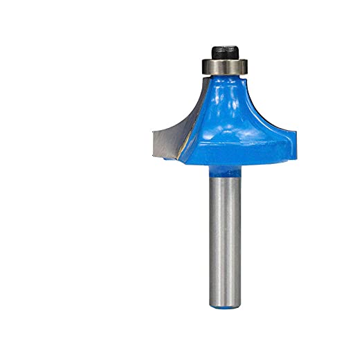 Fresa de mango de carburo sólido ， Broca de carburo de 1/4 (6,35 mm) for corte, limpieza, corte al ras, esquinas redondeadas, fresas for grabado, herramientas de corte, n.º 6