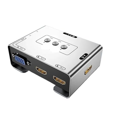 Conmutador KVM VGA Blauw soluciona el cambio de cables entre pantallas de servidores