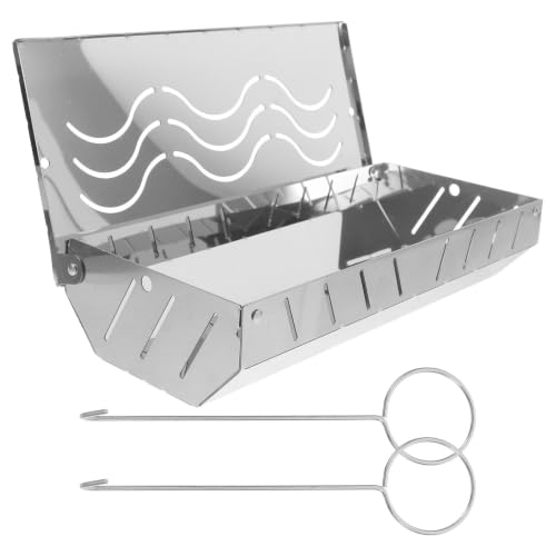 Image of Stainless Steel Smoking Box for Grilling Meat and Food