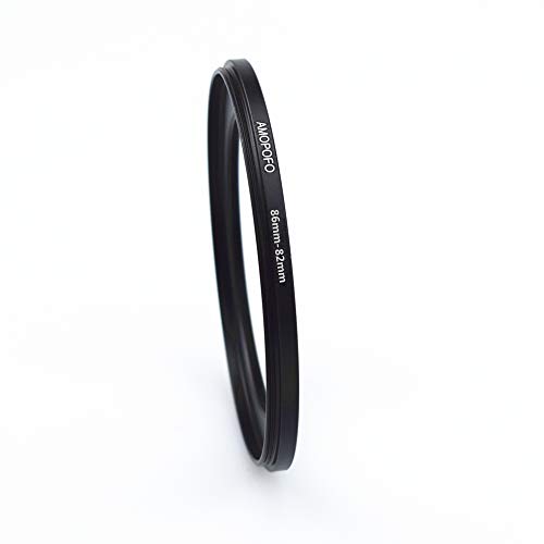 Image of 86mm to 82mm /86mm-82mm Step-Down Ring Filter Adapter for All Brands UV,ND,CPL,Metal Step-Down Ring Adapter