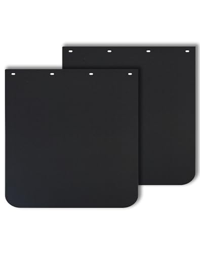 Image of Semi Truck Mud Flaps 24 inchx24 inch, Universal Heavy Duty Polymer MudFlaps for Semi Truck Tractor Trailer (2Pcs)