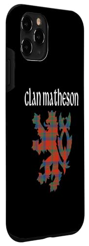 Image of iPhone 11 Pro Clan Matheson Tartan Scottish Family Name Scotland Pride Case