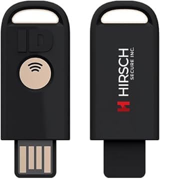 Hirsch Secure uTrust FIDO2 Gov FIPS 140-3 validated Security Key